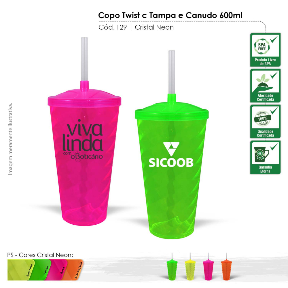 CORDÃO EM PVC CRISTAL PARA CANECA E COPO